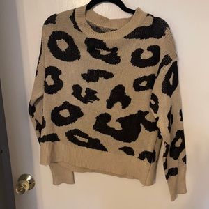 Cheetah sweater